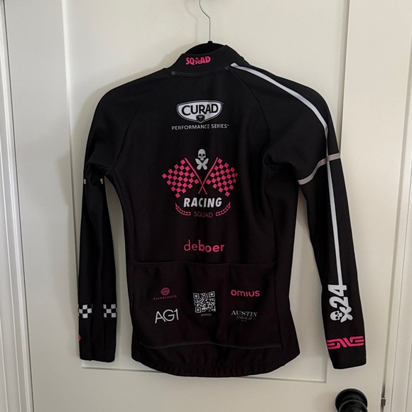 Betty Designs ‘24 Black and Pink Cycling Jersey - Picture 4 of 4